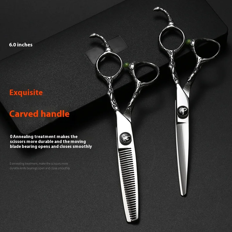 6.0 Inch ATS314 Straight Tooth Hairdressing Scissors Salon Hair Stylist Professional Hair-cutting Scissors Set
6.0 Inch ATS314 Straight Tooth Hairdressing Scissors Salon Hair Stylist Professional Hair-cutting Scissors Set