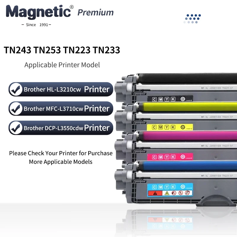 TN223 TN233 TN243 TN253 Compatible Toner Cartridge With Chip For Brother HL-L3230CDW L3270CDW DCP-L3510 MFC-L3750 L3745 Printer
TN223 TN233 TN243 TN253 Compatible Toner Cartridge With Chip For Brother HL-L3230CDW L3270CDW DCP-L3510 MFC-L3750 L3745 Printer