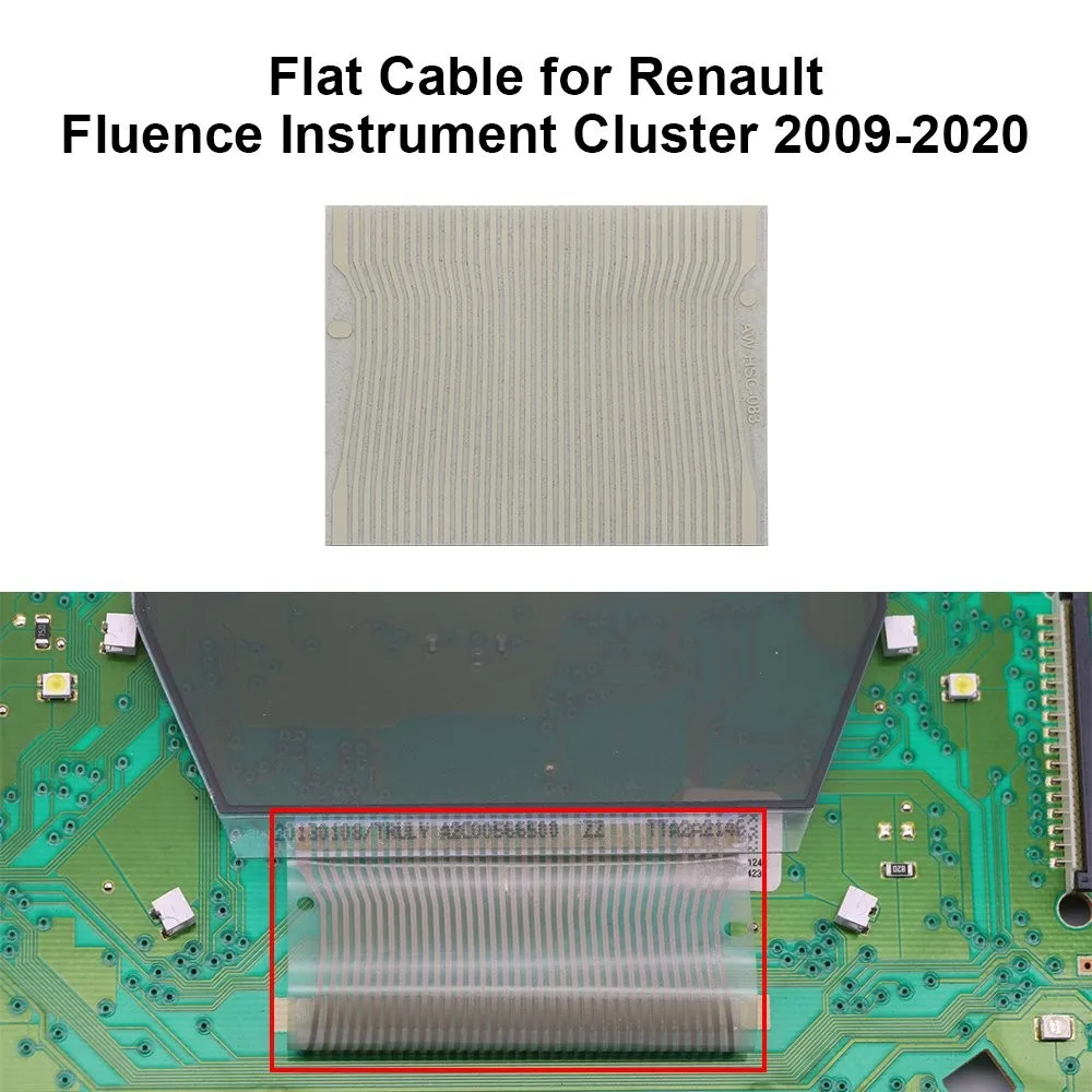 Flat Pixel Ribbon Cable for Renault Fluence Megane 3 Instrument Cluster
Flat Pixel Ribbon Cable for Renault Fluence Megane 3 Instrument Cluster
