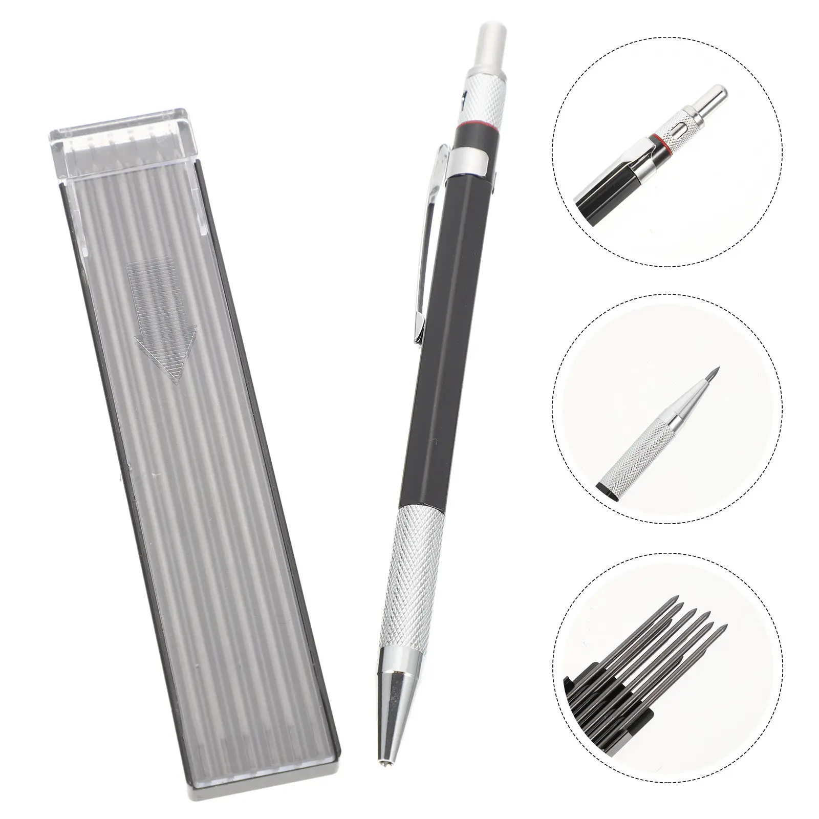 1Set Engineering Mechanical Pencil Smooth Writing Retractable Press Tip Student Office School Supplies Drawing Stationery
1Set Engineering Mechanical Pencil Smooth Writing Retractable Press Tip Student Office School Supplies Drawing Stationery