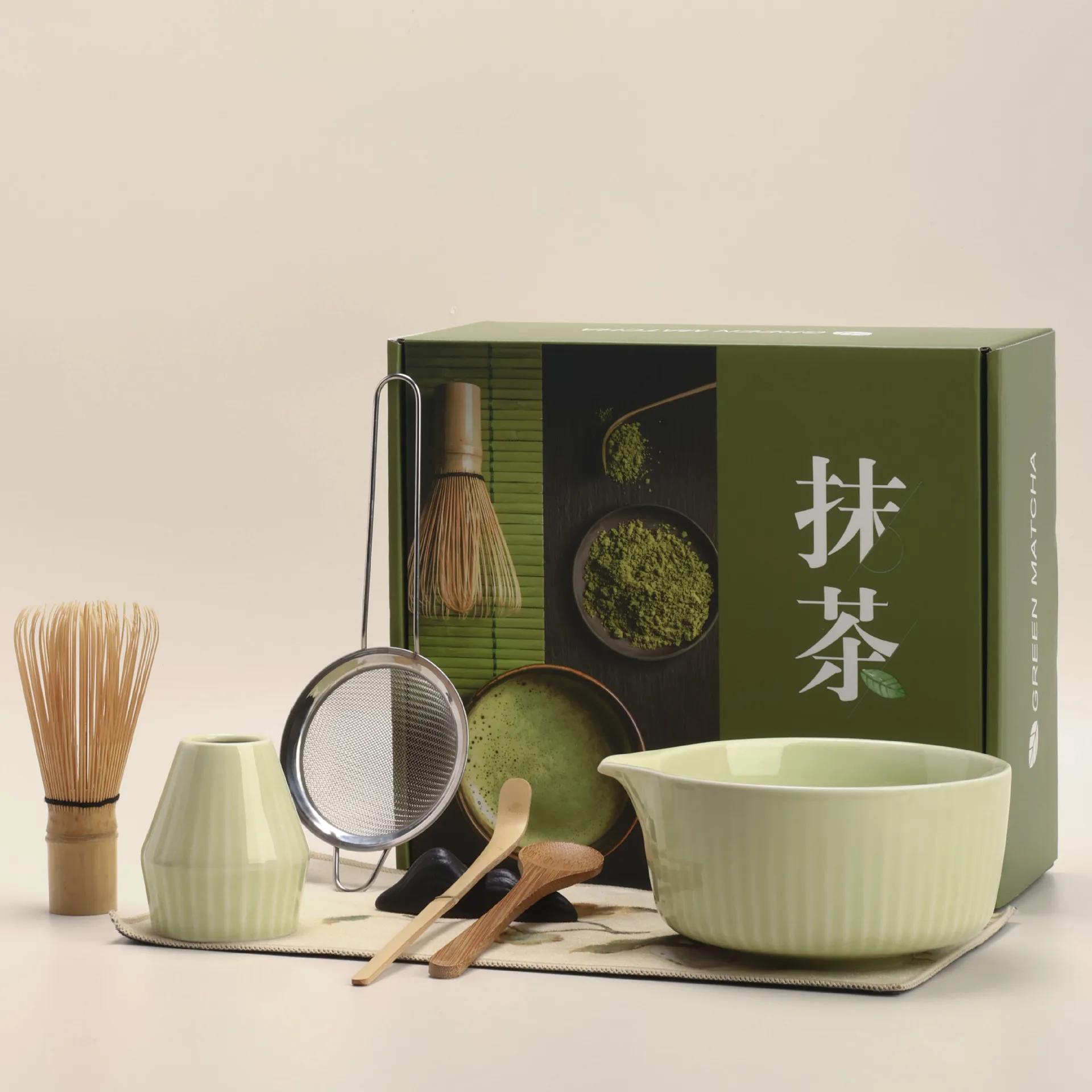 Vertical Pattern Matcha Set Kiln Fired 2025 New 8pc Japanese Bowl Song Dynasty Tea Complete Matcha Kit With Ceremony Tools
Vertical Pattern Matcha Set Kiln Fired 2025 New 8pc Japanese Bowl Song Dynasty Tea Complete Matcha Kit With Ceremony Tools