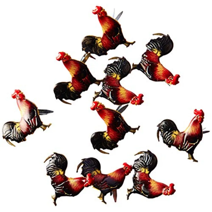 EYELET OUTLET 109 Rooster Shape Brads 12/Pkg
EYELET OUTLET 109 Rooster Shape Brads 12/Pkg