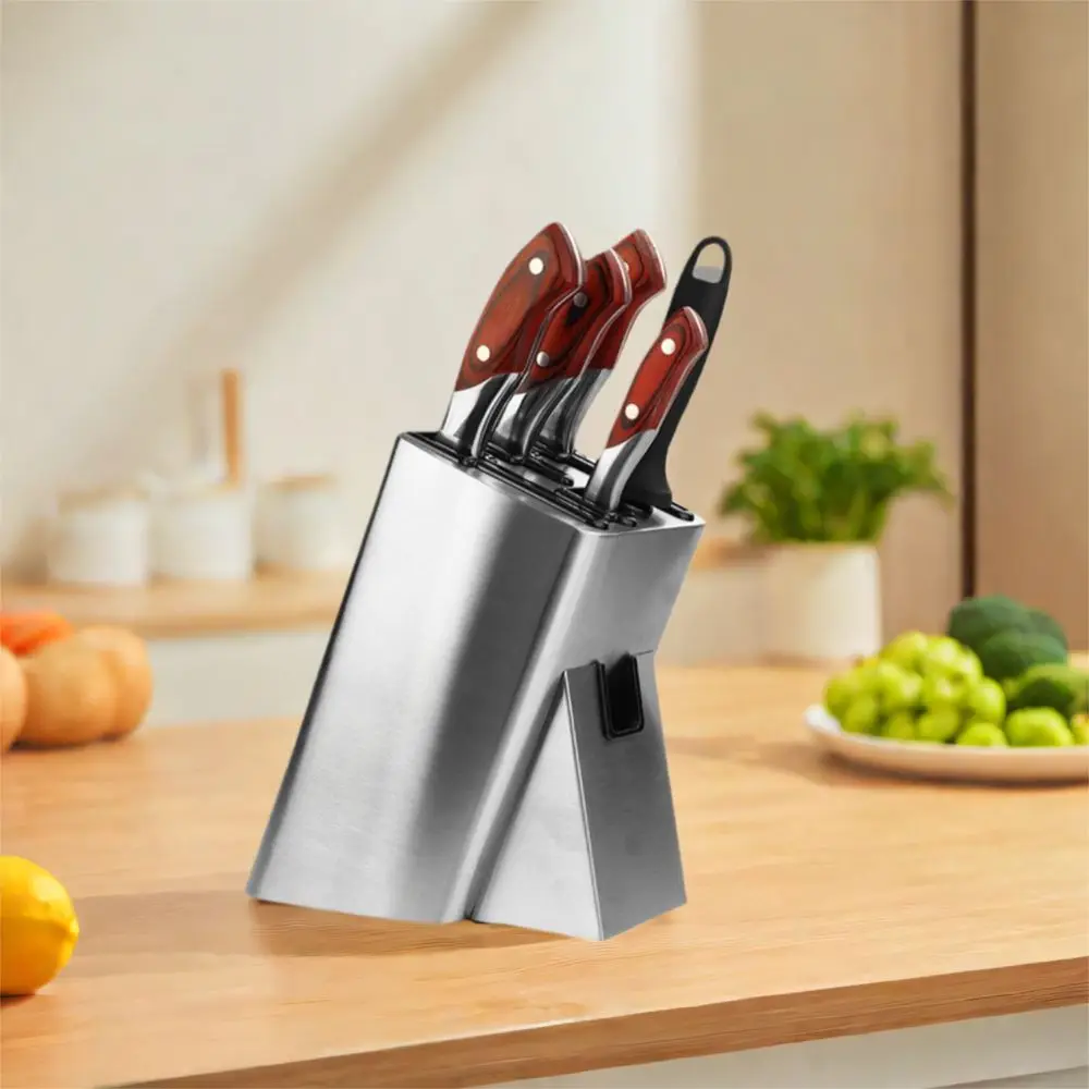 Stainless Steel Knives Holder Drainage Floor-Standing Cutlery Storage Rack Anti-slip Space-Saving Knives Holder Organizer
Stainless Steel Knives Holder Drainage Floor-Standing Cutlery Storage Rack Anti-slip Space-Saving Knives Holder Organizer