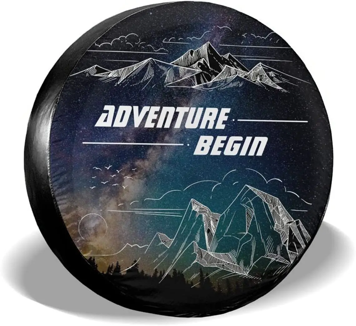 Waterproof Tire Cover, Tire Sun Protector for Car Truck SUV Camper Trailer Universal for 1417 Inch Tire Wheel Case (16 inch, Ad
Waterproof Tire Cover, Tire Sun Protector for Car Truck SUV Camper Trailer Universal for 1417 Inch Tire Wheel Case (16 inch, Ad
