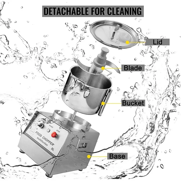 Best Selling Kitchen Multi-function Electric Commercial Vegetable Meat Mixer Shredder Chopper Food Processor
Best Selling Kitchen Multi-function Electric Commercial Vegetable Meat Mixer Shredder Chopper Food Processor