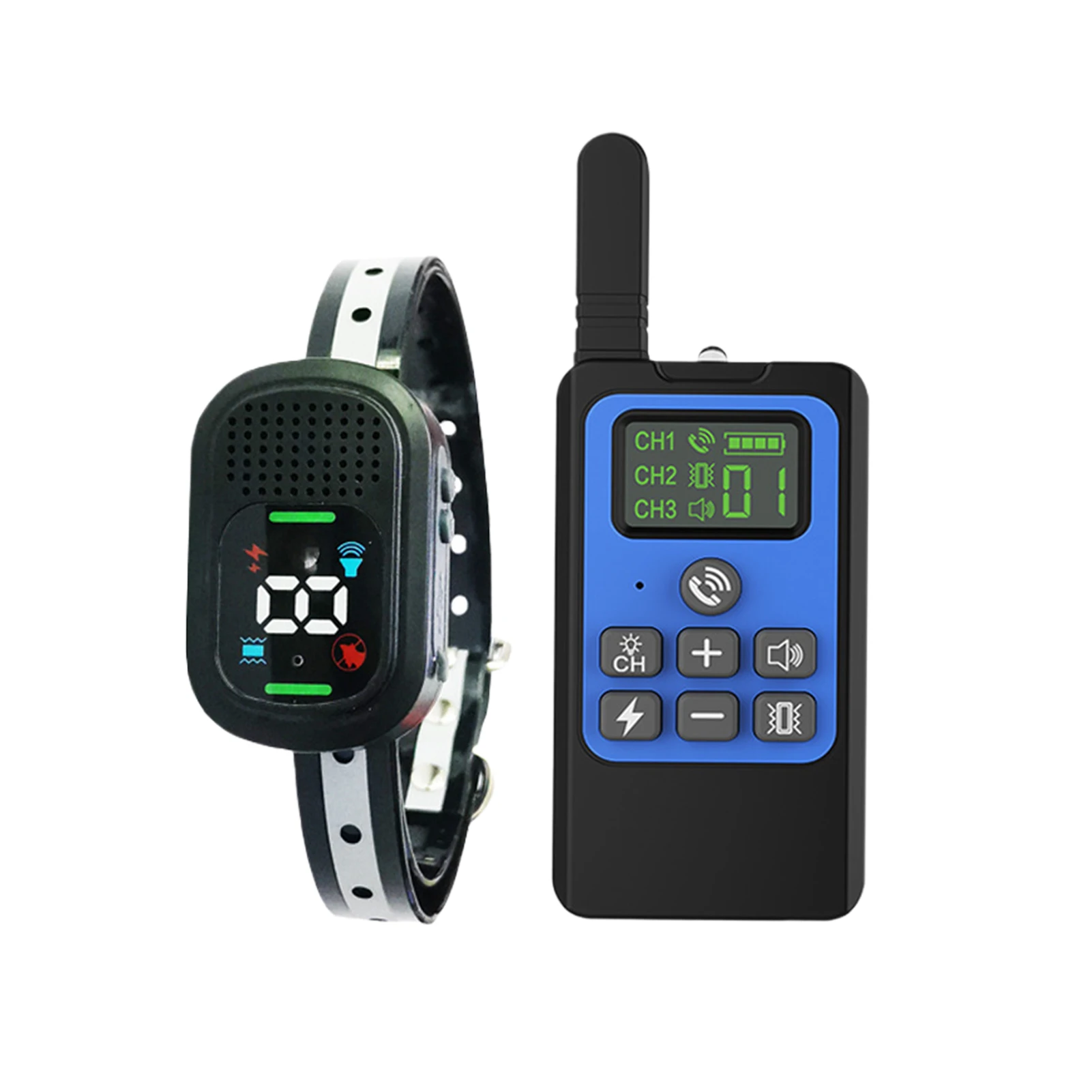 Electric Dog Training Collar Voice Walkie-Talkie Pet Remote Control Waterproof Rechargeable For All Sizes Vibration Sound
Electric Dog Training Collar Voice Walkie-Talkie Pet Remote Control Waterproof Rechargeable For All Sizes Vibration Sound