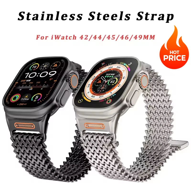 Магнитный ремешок из нержавеющей стали для Apple Watch 46 мм 45 мм 44 мм 49 мм 42 мм Металлический браслет для iWatch серии 10 9 8 7 6 5 4 Ultra 2
Магнитный ремешок из нержавеющей стали для Apple Watch 46 мм 45 мм 44 мм 49 мм 42 мм Металлический браслет для iWatch серии 10 9 8 7 6 5 4 Ultra 2