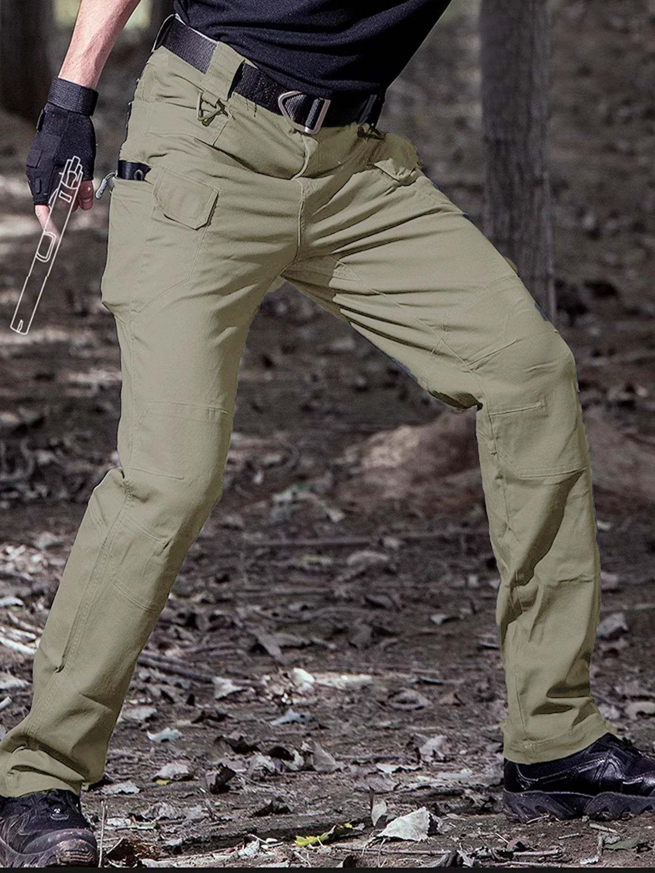 Men'S Tactical Pants, Durable Multi-Pocket Cargo Pants for Outdoor Construction Work, Hiking And Trekking, Casual Tactical Pants
Men'S Tactical Pants, Durable Multi-Pocket Cargo Pants for Outdoor Construction Work, Hiking And Trekking, Casual Tactical Pants