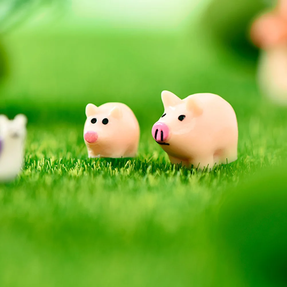 20pcs Mini Resin Pig Figurines Small Decorative Statues Adorable Animal Models Lovely Piggy Ornaments for Desktop Garden
20pcs Mini Resin Pig Figurines Small Decorative Statues Adorable Animal Models Lovely Piggy Ornaments for Desktop Garden