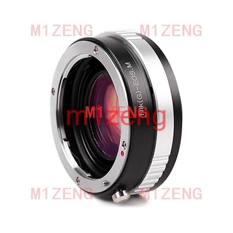 N/G-EOSM Focal Reducer Speed Booster adapter ring for nikon g AI F lens to canonEF-M EOSM/M2/M3/m5/M6/M10/m50/m100/m200 camera
N/G-EOSM Focal Reducer Speed Booster adapter ring for nikon g AI F lens to canonEF-M EOSM/M2/M3/m5/M6/M10/m50/m100/m200 camera