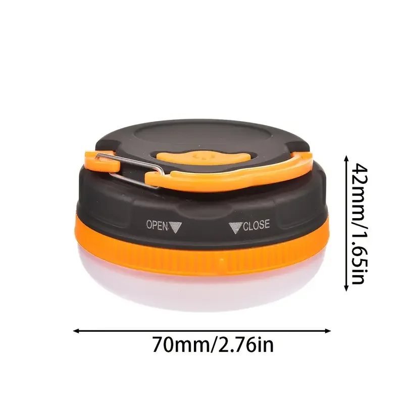 1pc Portable Camp Light, Night Light, Super Bright LED Camp Hiker Lamp, Outdoor Camp Light, Tent Light, 2.76in*1.65in
1pc Portable Camp Light, Night Light, Super Bright LED Camp Hiker Lamp, Outdoor Camp Light, Tent Light, 2.76in*1.65in