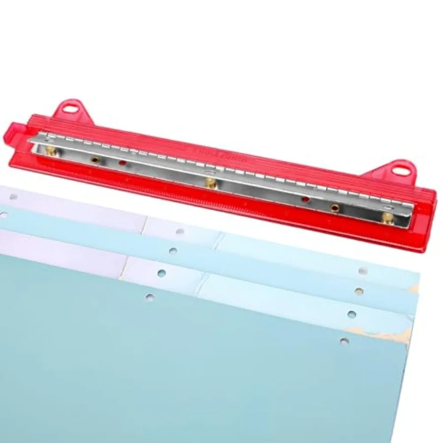 3 Hole Punch, Portable 3 Hole Puncher for Binder, Three Hole Punchers with 10 Inch Ruler, 3 Ring Hole Punches, 5 Sheets Capacit
3 Hole Punch, Portable 3 Hole Puncher for Binder, Three Hole Punchers with 10 Inch Ruler, 3 Ring Hole Punches, 5 Sheets Capacit