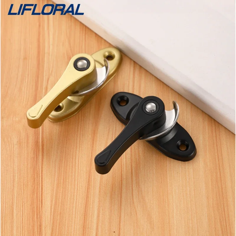 4pcsUniversal Crescent Stainless Steel Crescent Universal Lock Hook Door Window Hook Lock Safety Window Lock Sliding Door Buckle
4pcsUniversal Crescent Stainless Steel Crescent Universal Lock Hook Door Window Hook Lock Safety Window Lock Sliding Door Buckle