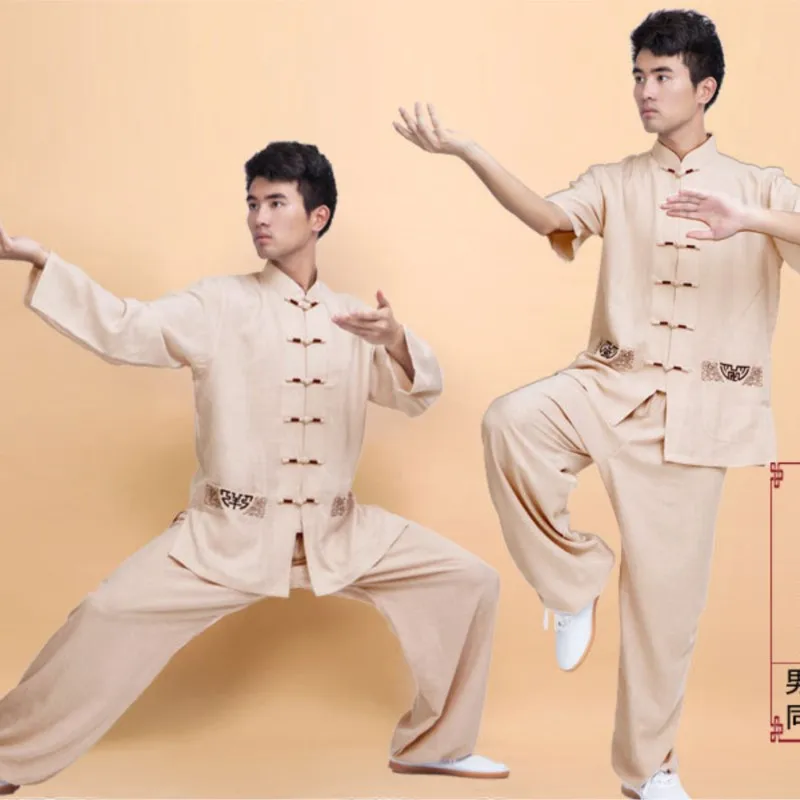 Chinese Martial Arts Performance Tai Uniform Gong fu Wushu Suit Taiji Clothing Men's Cotton and Linen Short Sleeve Pants
Chinese Martial Arts Performance Tai Uniform Gong fu Wushu Suit Taiji Clothing Men's Cotton and Linen Short Sleeve Pants