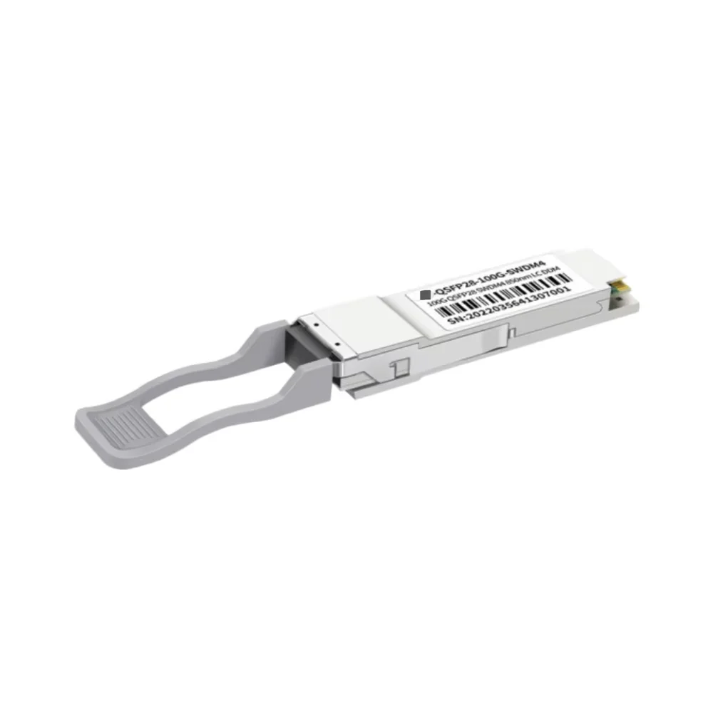 100G multimode optical module QSFP28-100G-SWDM4 (850nm 100 m LC port) is H3C compatible
100G multimode optical module QSFP28-100G-SWDM4 (850nm 100 m LC port) is H3C compatible