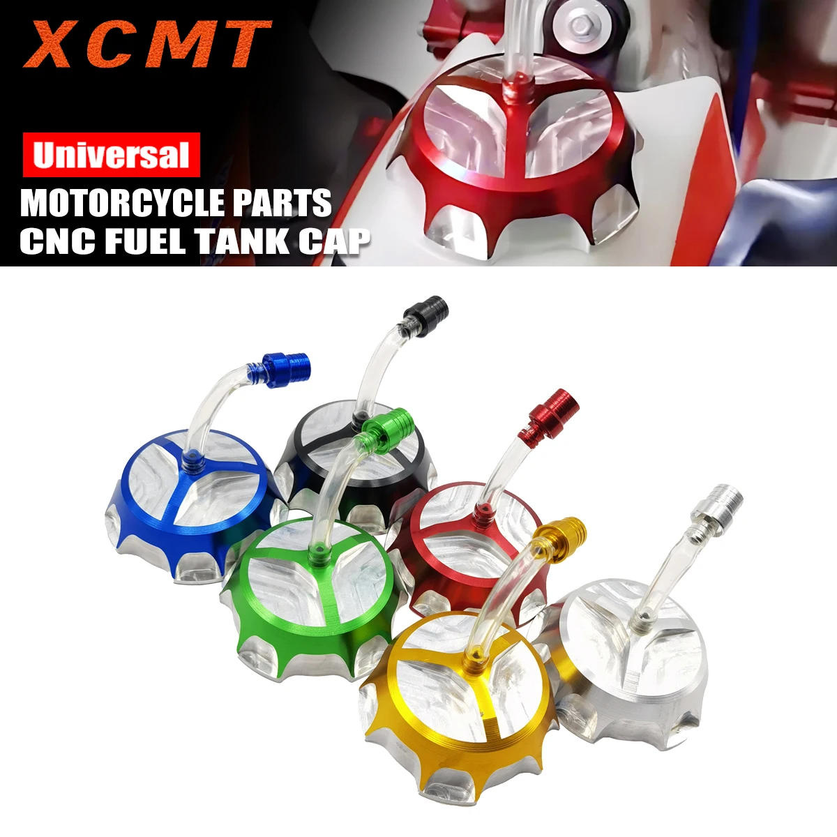 Motorcycle Universal CNC Aluminum Alloy 50mm Oil Tank Cap With Tube For KTM Husqvarna Yamaha Honda Kawasaki Suzuki ATV
Motorcycle Universal CNC Aluminum Alloy 50mm Oil Tank Cap With Tube For KTM Husqvarna Yamaha Honda Kawasaki Suzuki ATV