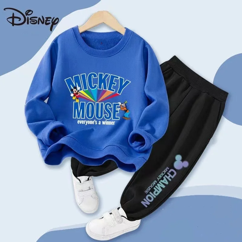 Autumn Baby Girl Boy Clothes Set Children Disney Mickey Printing Sweatshirt Top and Pants Bottom 2Pcs Suit Kid Cotton Tracksuit
Autumn Baby Girl Boy Clothes Set Children Disney Mickey Printing Sweatshirt Top and Pants Bottom 2Pcs Suit Kid Cotton Tracksuit