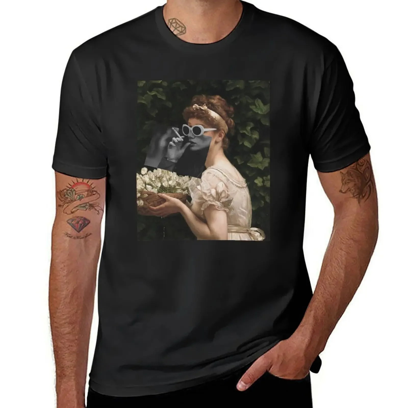 Girl with flowers T-Shirt shirts graphic graphics baggy shirts T-shirts for men cotton
Girl with flowers T-Shirt shirts graphic graphics baggy shirts T-shirts for men cotton