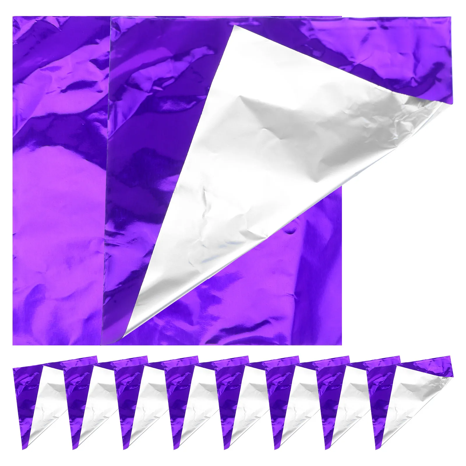 200 Pcs Chocolate Ball Wrappers Purple Foil Paper 8x8cm Glossy Aluminum Candy Packaging For Sweets Parties Bakeries
200 Pcs Chocolate Ball Wrappers Purple Foil Paper 8x8cm Glossy Aluminum Candy Packaging For Sweets Parties Bakeries