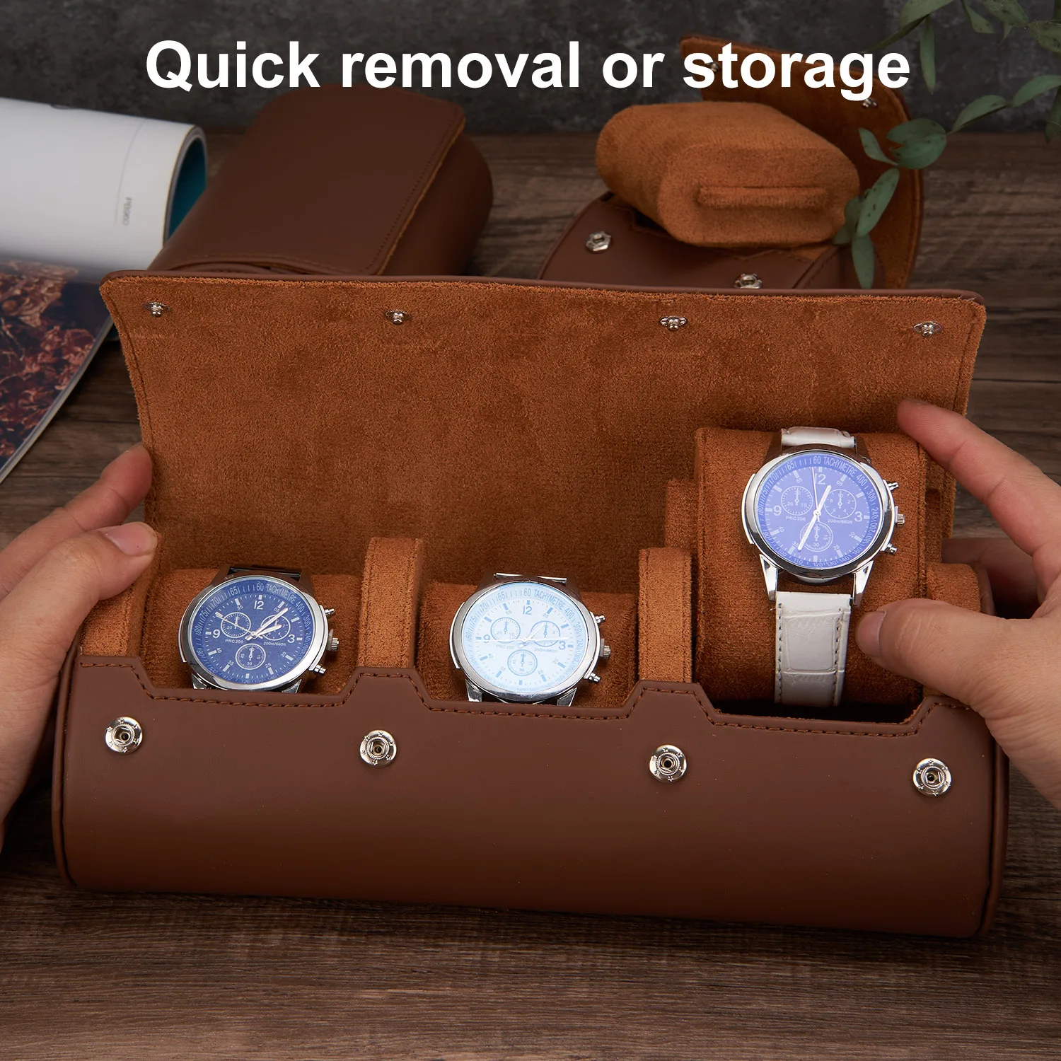 1/2/3 Slot Card Type Watch Box Imitation Leather Jewelry Box Smart Watch Travel Bag Portable Jewelry Storage Box
1/2/3 Slot Card Type Watch Box Imitation Leather Jewelry Box Smart Watch Travel Bag Portable Jewelry Storage Box