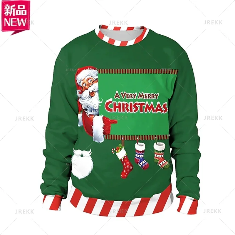 3D Merry Christmas Printing Sweatshirts Funny Christmas Graphic Ugly Christmas Sweater Fashion Girls Round Neck Sweatshirts Tops
3D Merry Christmas Printing Sweatshirts Funny Christmas Graphic Ugly Christmas Sweater Fashion Girls Round Neck Sweatshirts Tops
