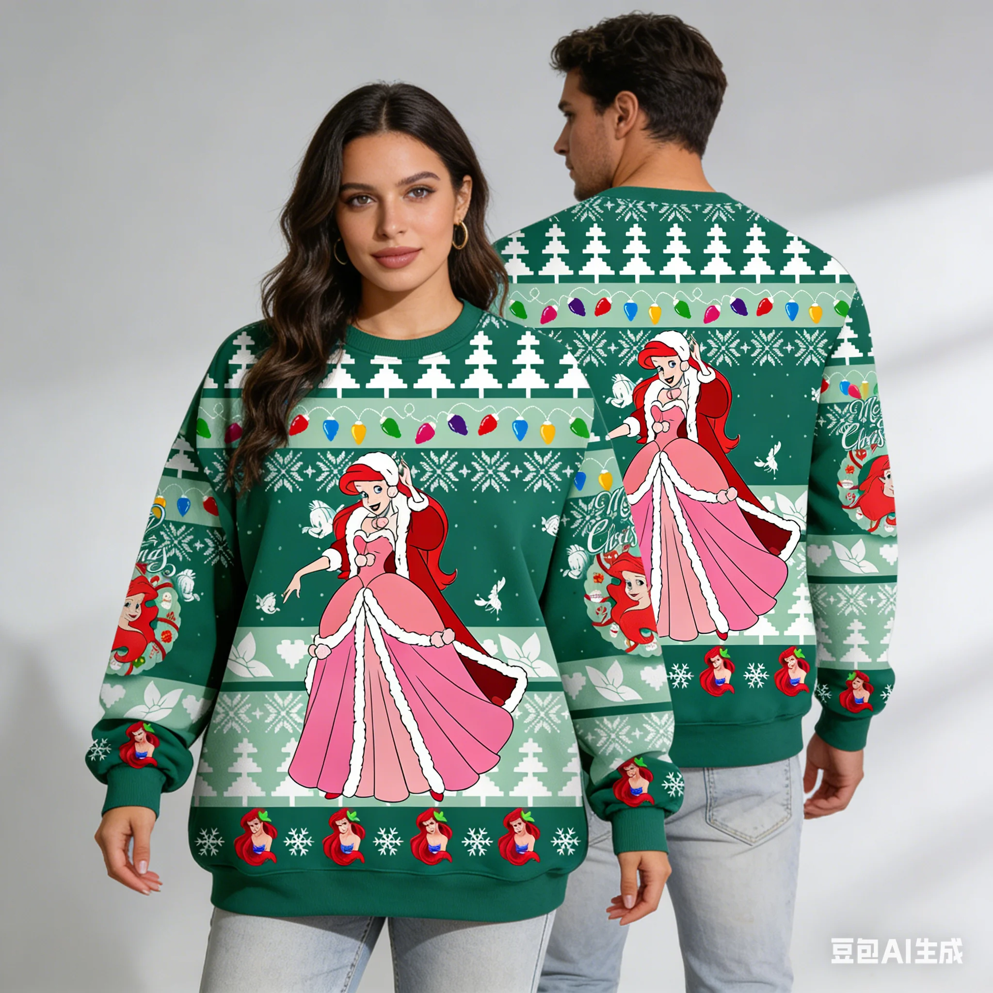 Princess Series Ugly Fashion Casual Keep Warm Family Personality Christmas Party Hoodie Oversized Adult Autumn/Winter Top
Princess Series Ugly Fashion Casual Keep Warm Family Personality Christmas Party Hoodie Oversized Adult Autumn/Winter Top