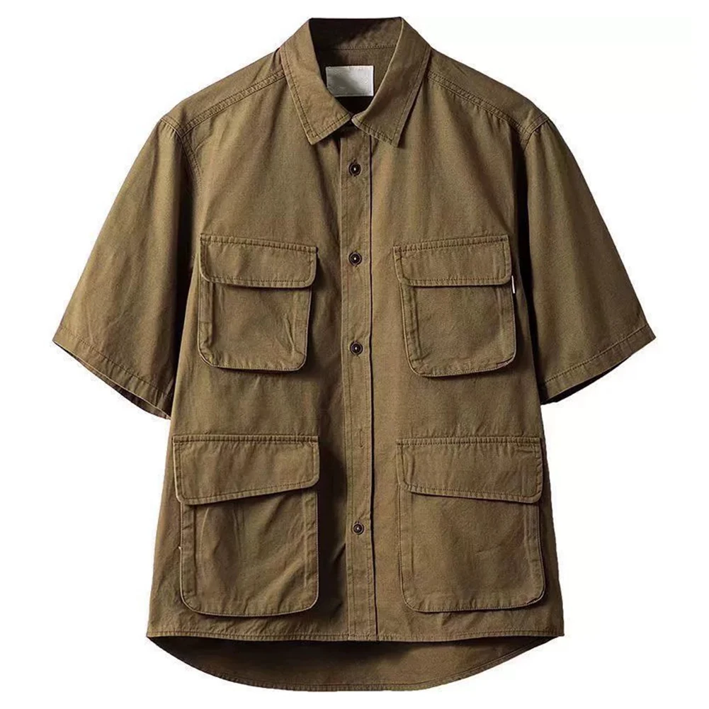 Casual Summer Events Mens Cargo Shirts Men Summer Short Sleeve Shirt Cargo Casual Short Sleeve Light Elasticity
Casual Summer Events Mens Cargo Shirts Men Summer Short Sleeve Shirt Cargo Casual Short Sleeve Light Elasticity