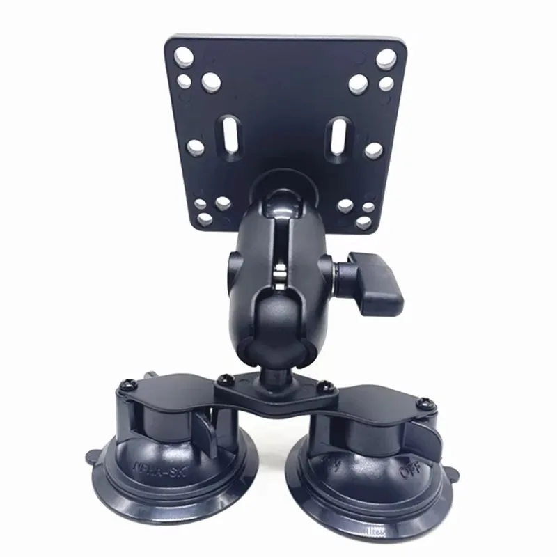 Twist-Lock Dual Suction Mount with Quick Release Adapter with 100X100mm VESA Plate with C Size 1.5" Ball for Windshield
Twist-Lock Dual Suction Mount with Quick Release Adapter with 100X100mm VESA Plate with C Size 1.5" Ball for Windshield