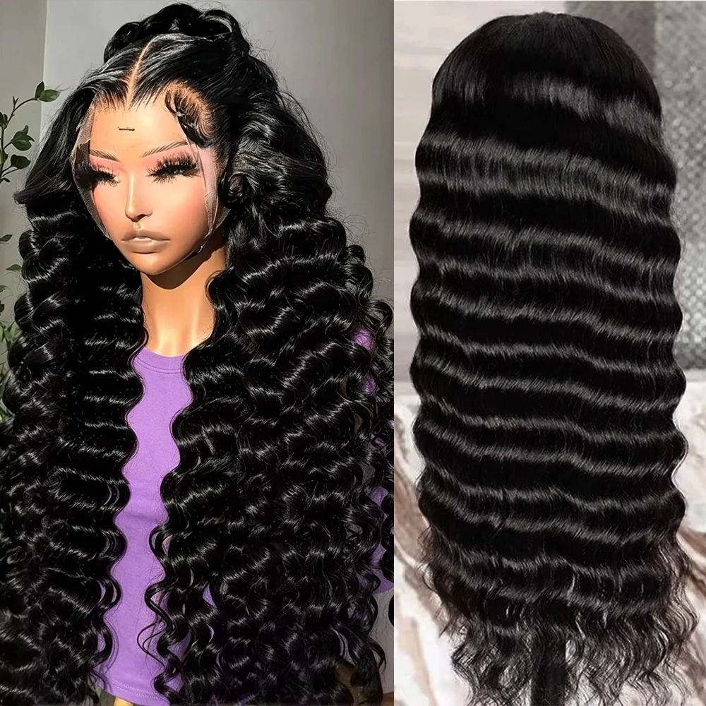 13x6 HD Lace Frontal Wig Soft Loose Deep Wave Human Hair Wigs Brazilian Curly Lace Wigs 300% High Density For Women 30 46 Inches
13x6 HD Lace Frontal Wig Soft Loose Deep Wave Human Hair Wigs Brazilian Curly Lace Wigs 300% High Density For Women 30 46 Inches
