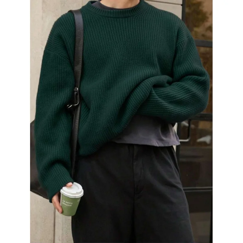 Thick Pure Color Sweater N 47292 Knitted Woolen Pullover Women's Fashion Spring Season Non-deformable Other Sleeve Type
Thick Pure Color Sweater N 47292 Knitted Woolen Pullover Women's Fashion Spring Season Non-deformable Other Sleeve Type