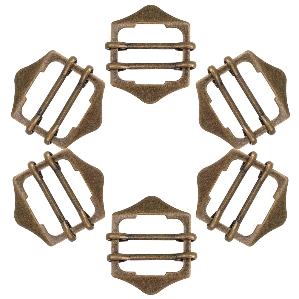 6 Pcs Vest Belt Metal Suit Buckle Slider Button Dark Brown Copper Adjustable Shirt Clips
6 Pcs Vest Belt Metal Suit Buckle Slider Button Dark Brown Copper Adjustable Shirt Clips