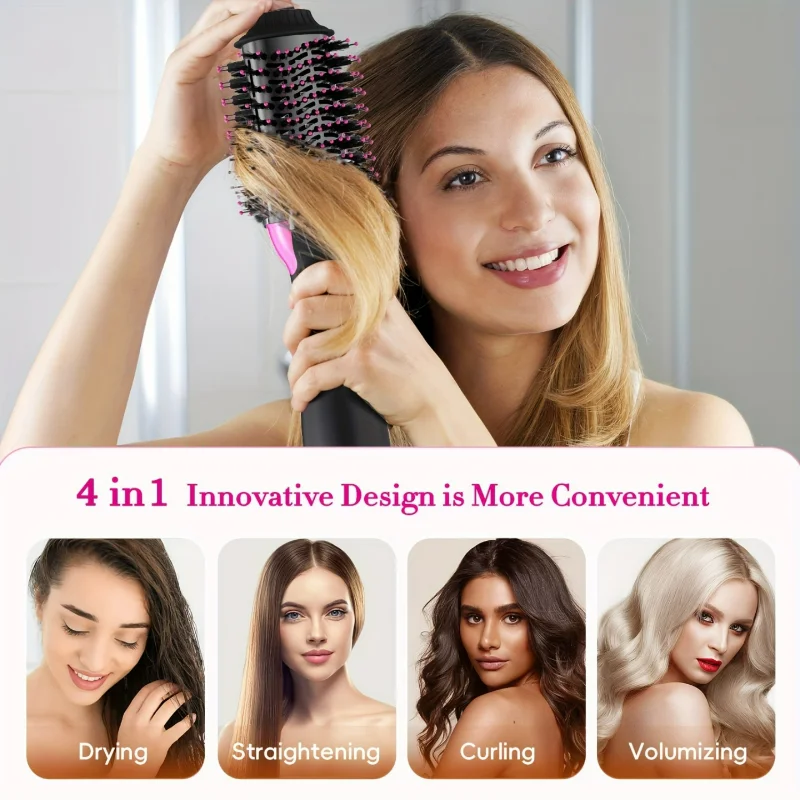 Professional Upgraded Plus 2.0 HairDryer Styler and Volumizer - 4 in 1 One-Step Hot Air Brush for Styling, Straightening, Curlin
Professional Upgraded Plus 2.0 HairDryer Styler and Volumizer - 4 in 1 One-Step Hot Air Brush for Styling, Straightening, Curlin