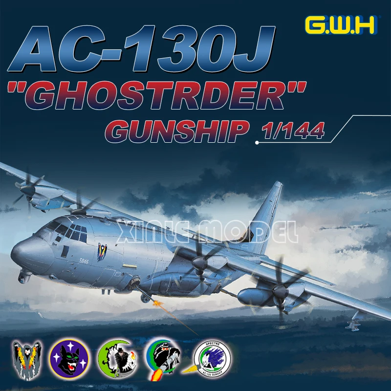 Great Wall Hobby Plastic Assembled Aircraft Model Kit L1012 AC-130J "Ghost Rider" Heavy Ground Attack Aircraft 1/144
Great Wall Hobby Plastic Assembled Aircraft Model Kit L1012 AC-130J "Ghost Rider" Heavy Ground Attack Aircraft 1/144