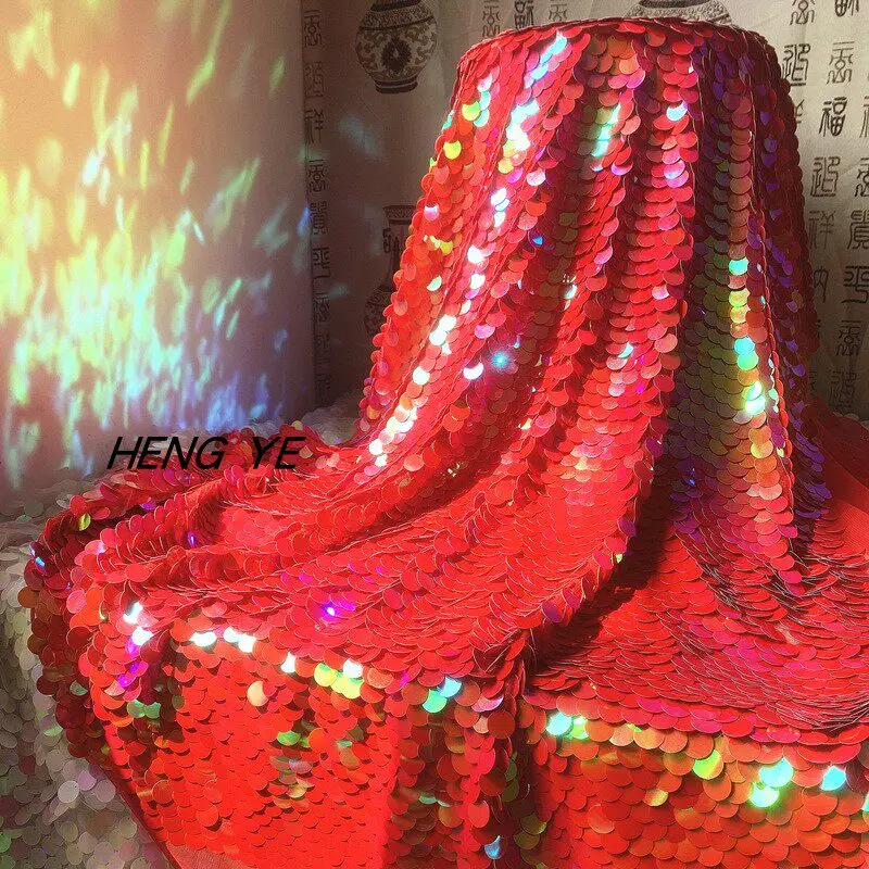 Large Red Sequin Embroidered Mesh Fabric for DIY Sewing Photography Wedding Decoration Feature Wall Performance Costume Cloth
Large Red Sequin Embroidered Mesh Fabric for DIY Sewing Photography Wedding Decoration Feature Wall Performance Costume Cloth
