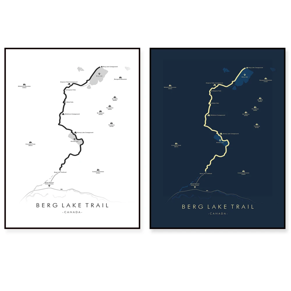 Berg Lake Trail Map, Berg Lake Trail Prints, Canadian Hiking Art, Trail Map Art
Berg Lake Trail Map, Berg Lake Trail Prints, Canadian Hiking Art, Trail Map Art