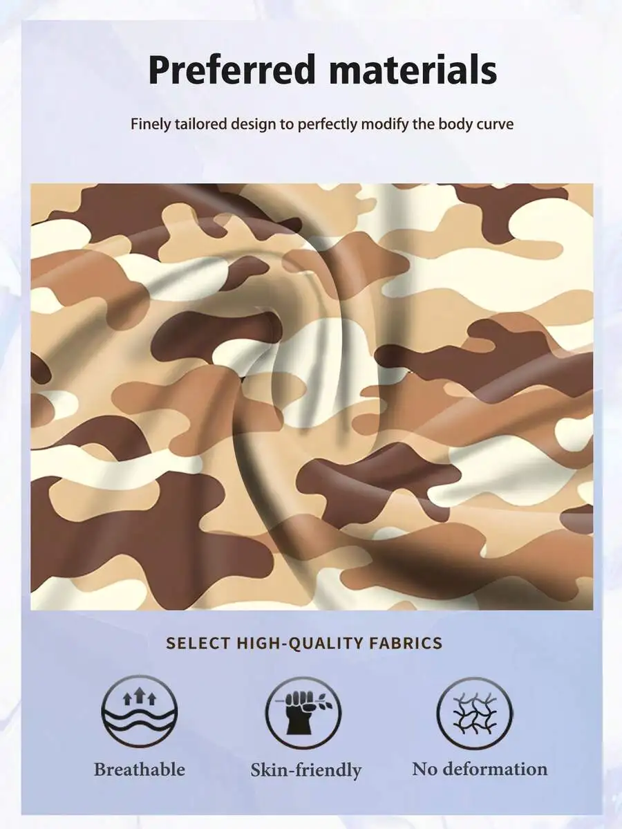4pcs Mens Boxer Shorts Camouflage Print Soft Breathable Polyester Knit Elastic Waist Casual Sports
4pcs Mens Boxer Shorts Camouflage Print Soft Breathable Polyester Knit Elastic Waist Casual Sports