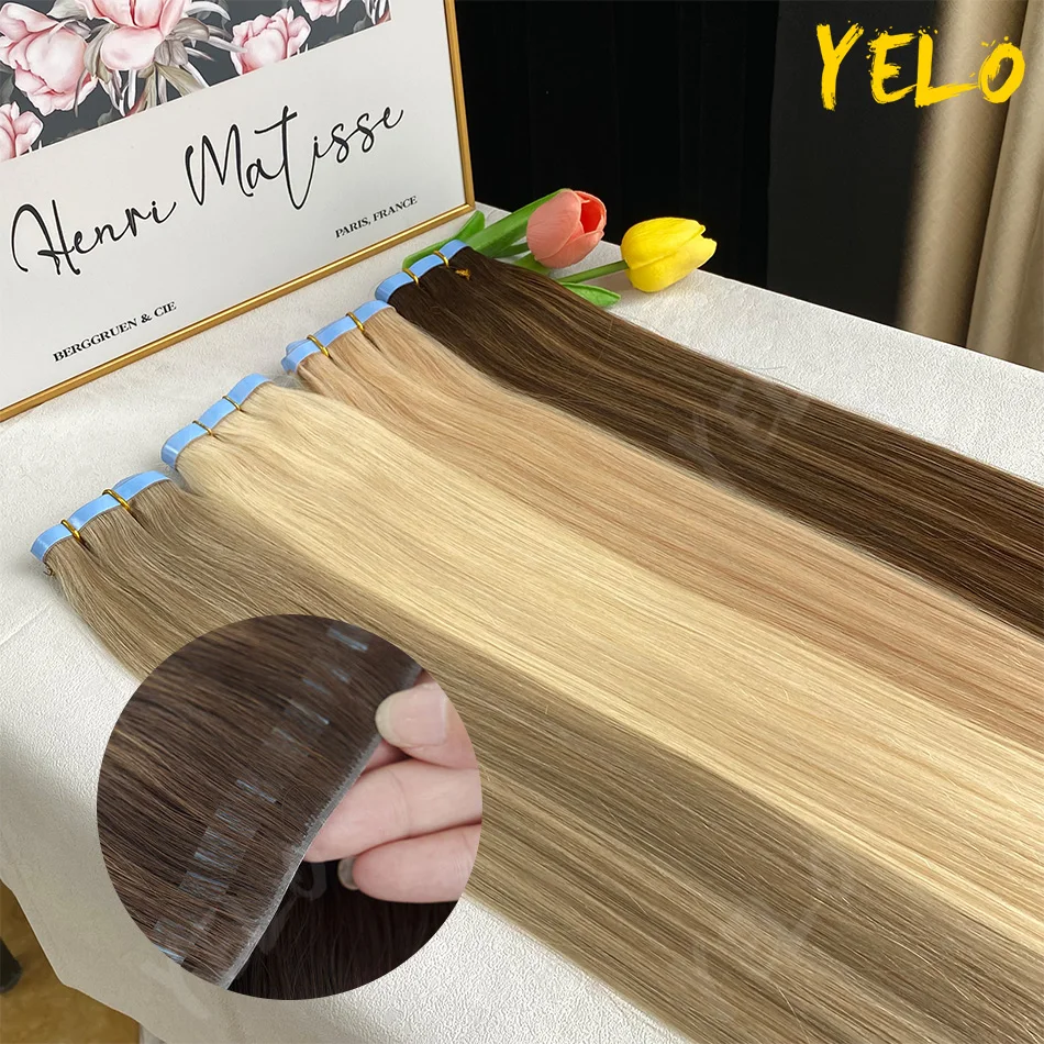 Invisible Tape In Weft 80cm Width Straight Long Weft Tape in Virgin Human Hair Extensions Natural Injected Hand-Tied Hair 50g/pa
Invisible Tape In Weft 80cm Width Straight Long Weft Tape in Virgin Human Hair Extensions Natural Injected Hand-Tied Hair 50g/pa