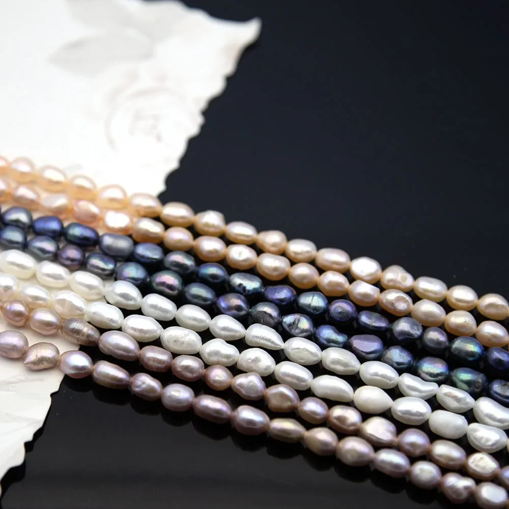7-8mm Baroque Natural Freshwater Pearl Loose Beads Black White Pink Purple for Jewelry Making Bracelet Necklace Earrings
7-8mm Baroque Natural Freshwater Pearl Loose Beads Black White Pink Purple for Jewelry Making Bracelet Necklace Earrings