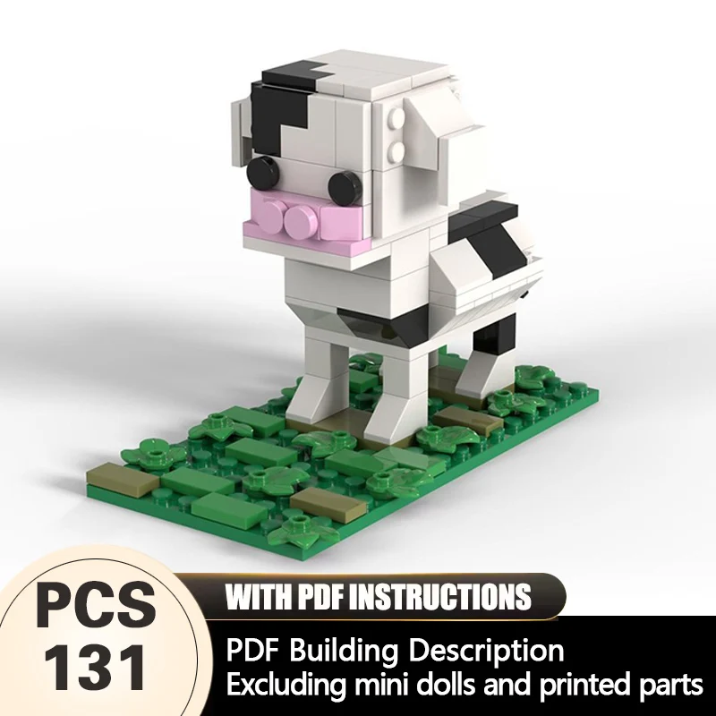 Creators Animal Series Model MOC Building Bricks Cow In Pasture Modular Technology Gifts Holiday Assemble Children Toys Suit
Creators Animal Series Model MOC Building Bricks Cow In Pasture Modular Technology Gifts Holiday Assemble Children Toys Suit