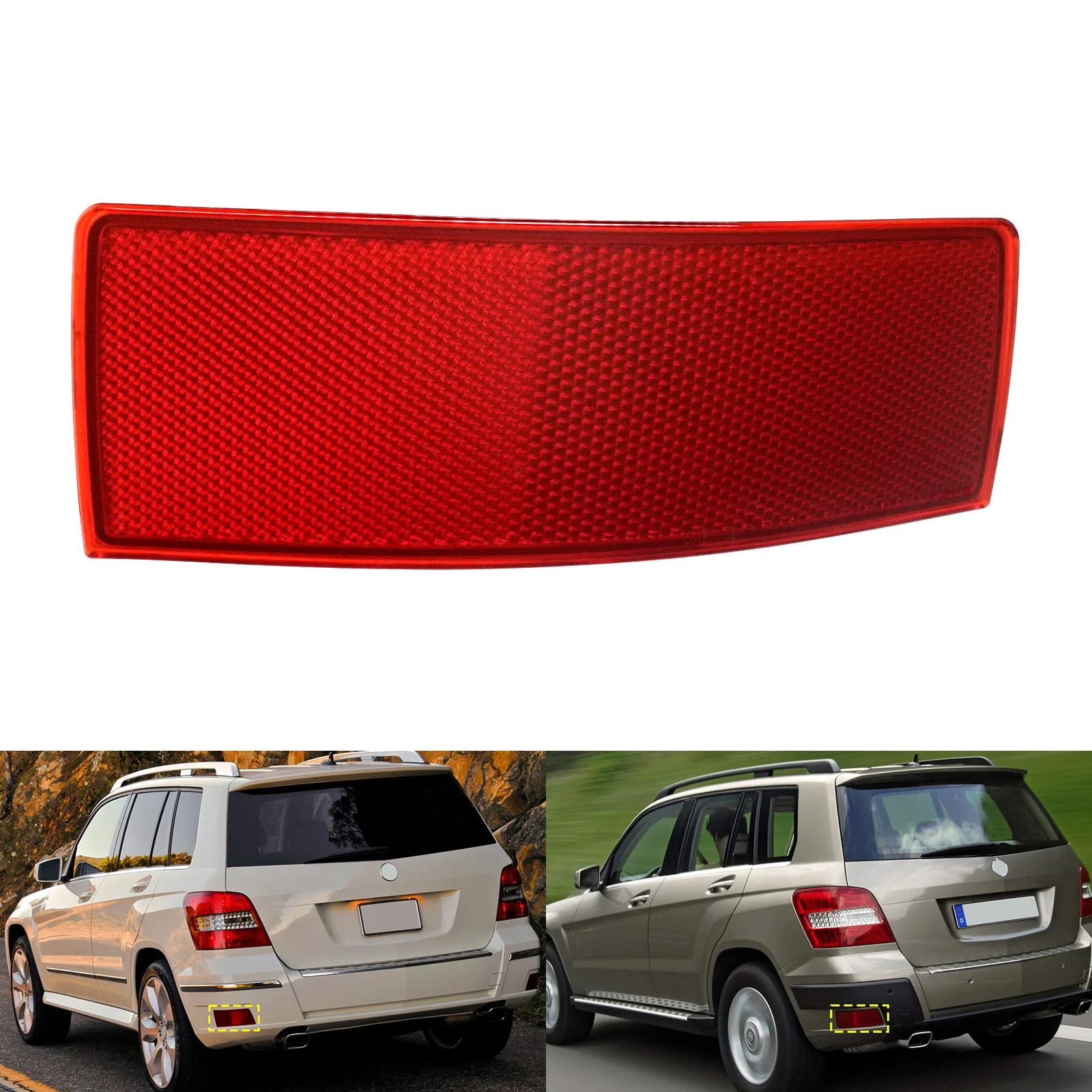 Red Bumper Rear Reflector Cover Lens Left Side For Mercedes Benz GLK X204 08-15 OE A2048200174
Red Bumper Rear Reflector Cover Lens Left Side For Mercedes Benz GLK X204 08-15 OE A2048200174