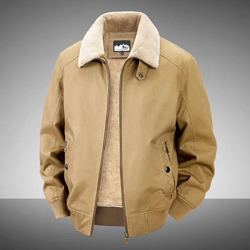 Новая зимняя мужская рабочая куртка на флисовой подкладке с воротником-стойкой, большие размеры, морозостойкая, хлопковая, теплая, для мужчин
Новая зимняя мужская рабочая куртка на флисовой подкладке с воротником-стойкой, большие размеры, морозостойкая, хлопковая, теплая, для мужчин