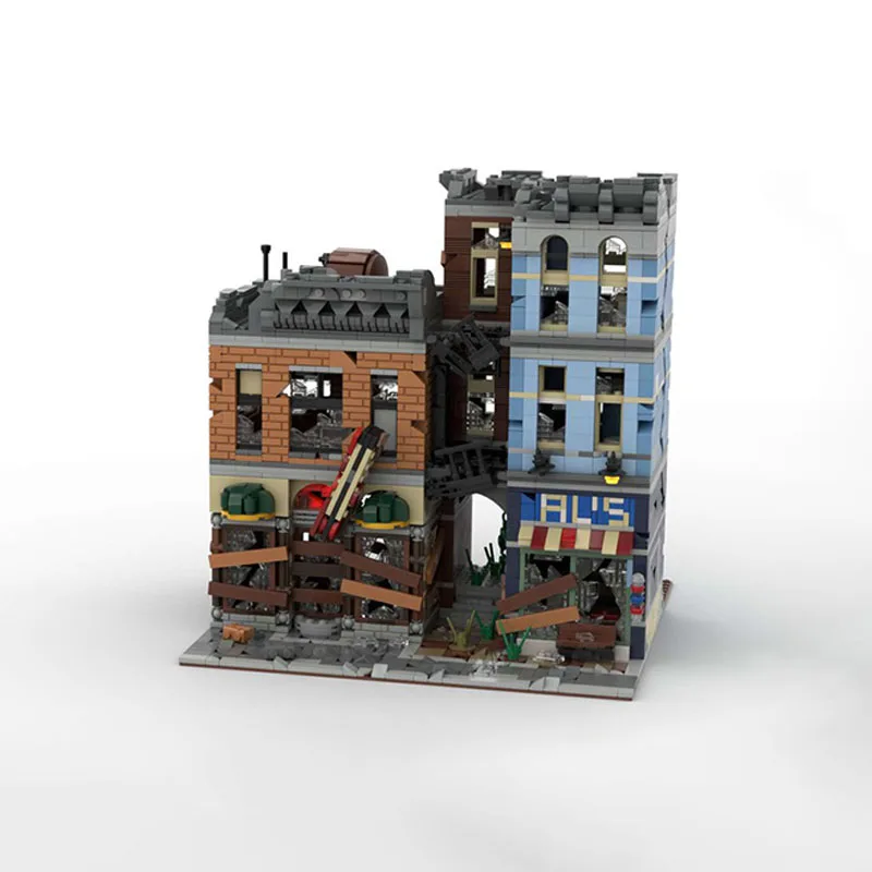 2915PCS MOC City Detective's Office - Apocalypse Version Build on A Standard 32 X 32 Baseplate Modular Model Building Blocks
2915PCS MOC City Detective's Office - Apocalypse Version Build on A Standard 32 X 32 Baseplate Modular Model Building Blocks