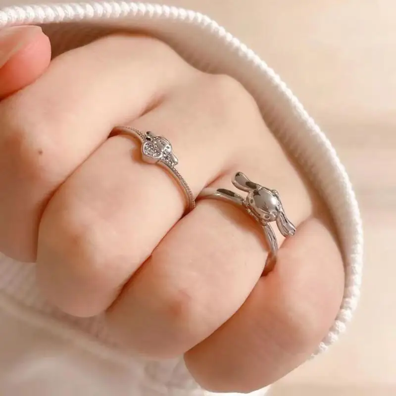 Kawaii Sanrio Accessories Cinnamoroll Peripherals Anime Open Ring Cute Beauty Couple Ring Jewelry Female Girls Gift
Kawaii Sanrio Accessories Cinnamoroll Peripherals Anime Open Ring Cute Beauty Couple Ring Jewelry Female Girls Gift
