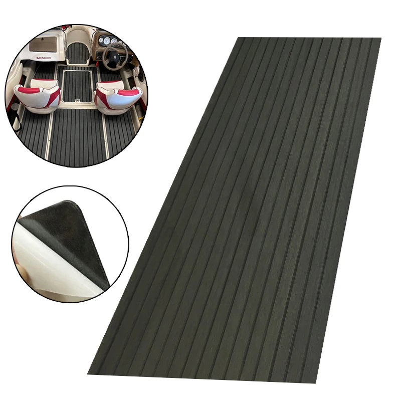 EVA Foam Faux Teak Decking Sheet 94.5"x47.2" Yacht Marine Carpet Flooring Mat Non Skid Self Adhesive Sea Deck Boat Accessories
EVA Foam Faux Teak Decking Sheet 94.5"x47.2" Yacht Marine Carpet Flooring Mat Non Skid Self Adhesive Sea Deck Boat Accessories