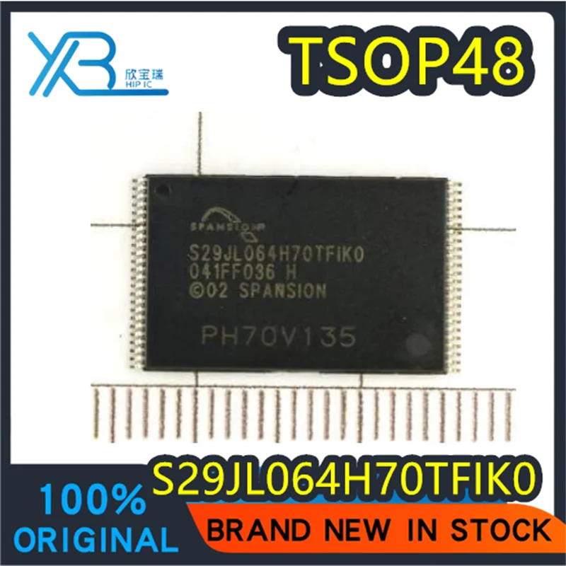 (5/50 pieces) S29JL064H70TFIKO S29JL064H70TFIK0 TSSOP48 new original flash memory chip IC spot
(5/50 pieces) S29JL064H70TFIKO S29JL064H70TFIK0 TSSOP48 new original flash memory chip IC spot