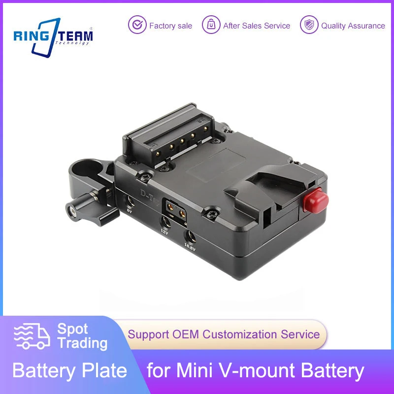 D-TAP USB-C Power Supply Plate Battery Buckle Mini V-lock Mount Battery Plate for Mini V-mount Battery
D-TAP USB-C Power Supply Plate Battery Buckle Mini V-lock Mount Battery Plate for Mini V-mount Battery