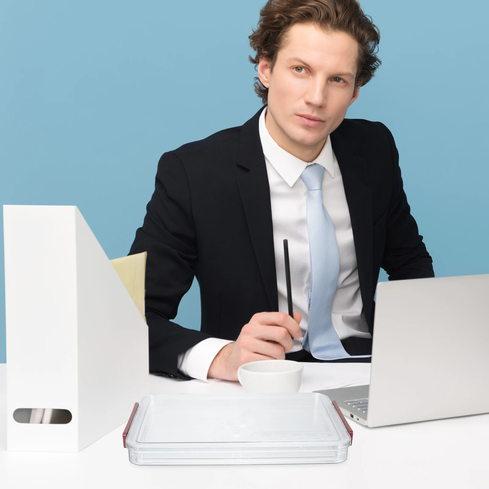 ID Storage Box Desk File Organizer Folder Desktop Household Paper Holder The Pet for Student Office
ID Storage Box Desk File Organizer Folder Desktop Household Paper Holder The Pet for Student Office