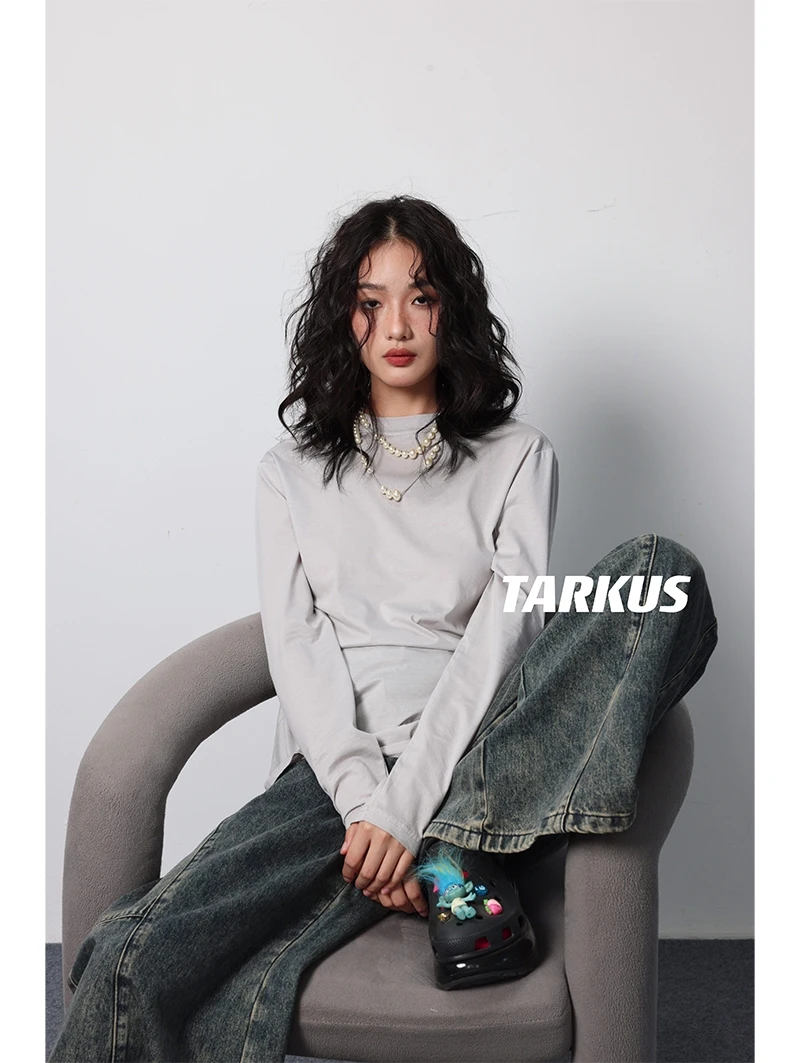 Футболка TARKUS: Длинная, Свободная, Легкая, Многослойная, Универсальная, Удобная, Хлопковая, Для повседневной носки, Однотонная
Футболка TARKUS: Длинная, Свободная, Легкая, Многослойная, Универсальная, Удобная, Хлопковая, Для повседневной носки, Однотонная