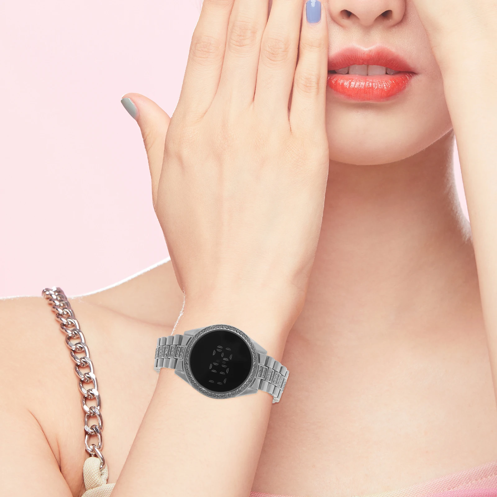 Women Fashion Rhinestone Watch LED Illuminated Wristwatch Elegant Shiny Design for Everyday Wear Birthday Christmas Gift
Women Fashion Rhinestone Watch LED Illuminated Wristwatch Elegant Shiny Design for Everyday Wear Birthday Christmas Gift