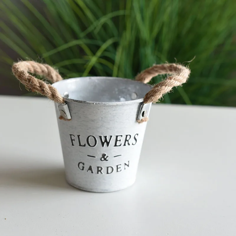 Vintage Hemp Rope Iron Bucket, Vase Decoration, Succulent Flower Pot, Dry Flower Shop
Vintage Hemp Rope Iron Bucket, Vase Decoration, Succulent Flower Pot, Dry Flower Shop